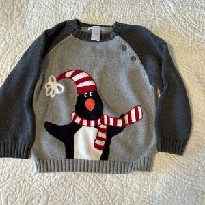 Janie & Jack Penguin Sweater